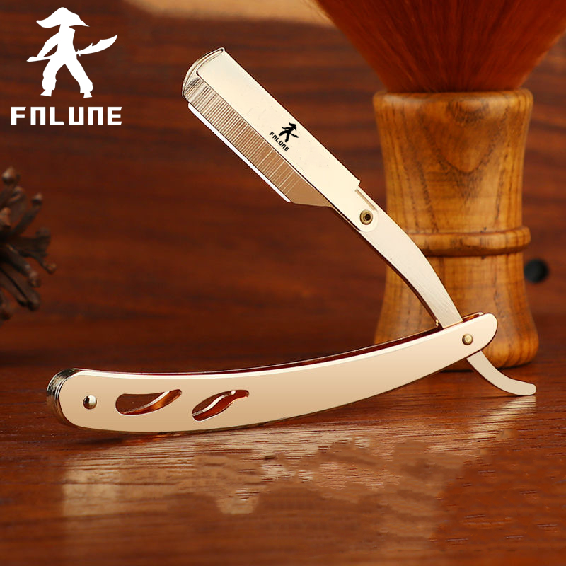 Straight Razor Safety - FnLune Pisau Cukur Lurus Pria untuk