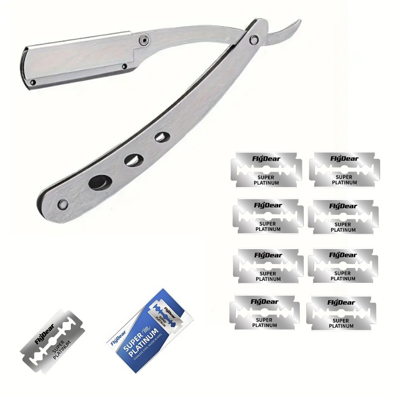 Straight Razor Safety - Pisau Penghilang Rambut Pisau Cukur Pria