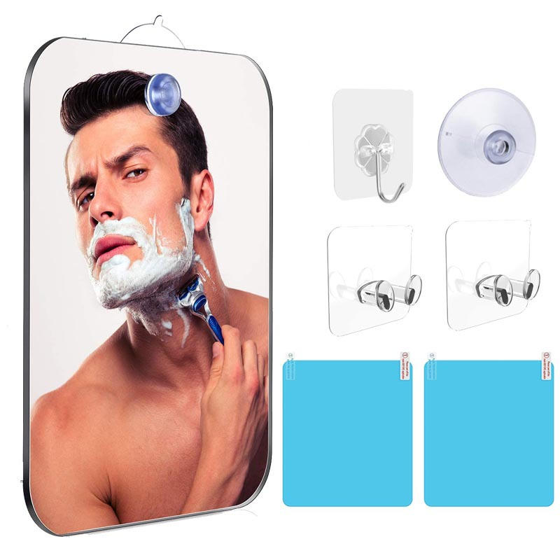 Men'S Grooming Mirror - 1PCS Cermin Mandi Akrilik dengan Perekat