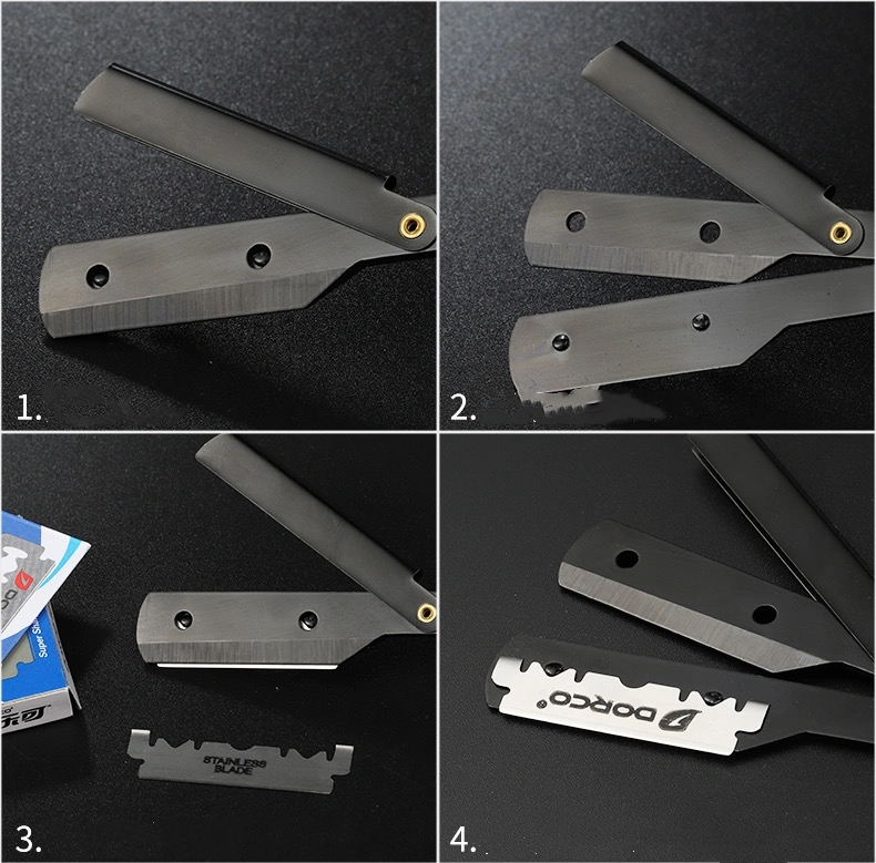 FnLune Pisau Cukur Lurus Pria  - Straight Razor Safety ulasan dan harga