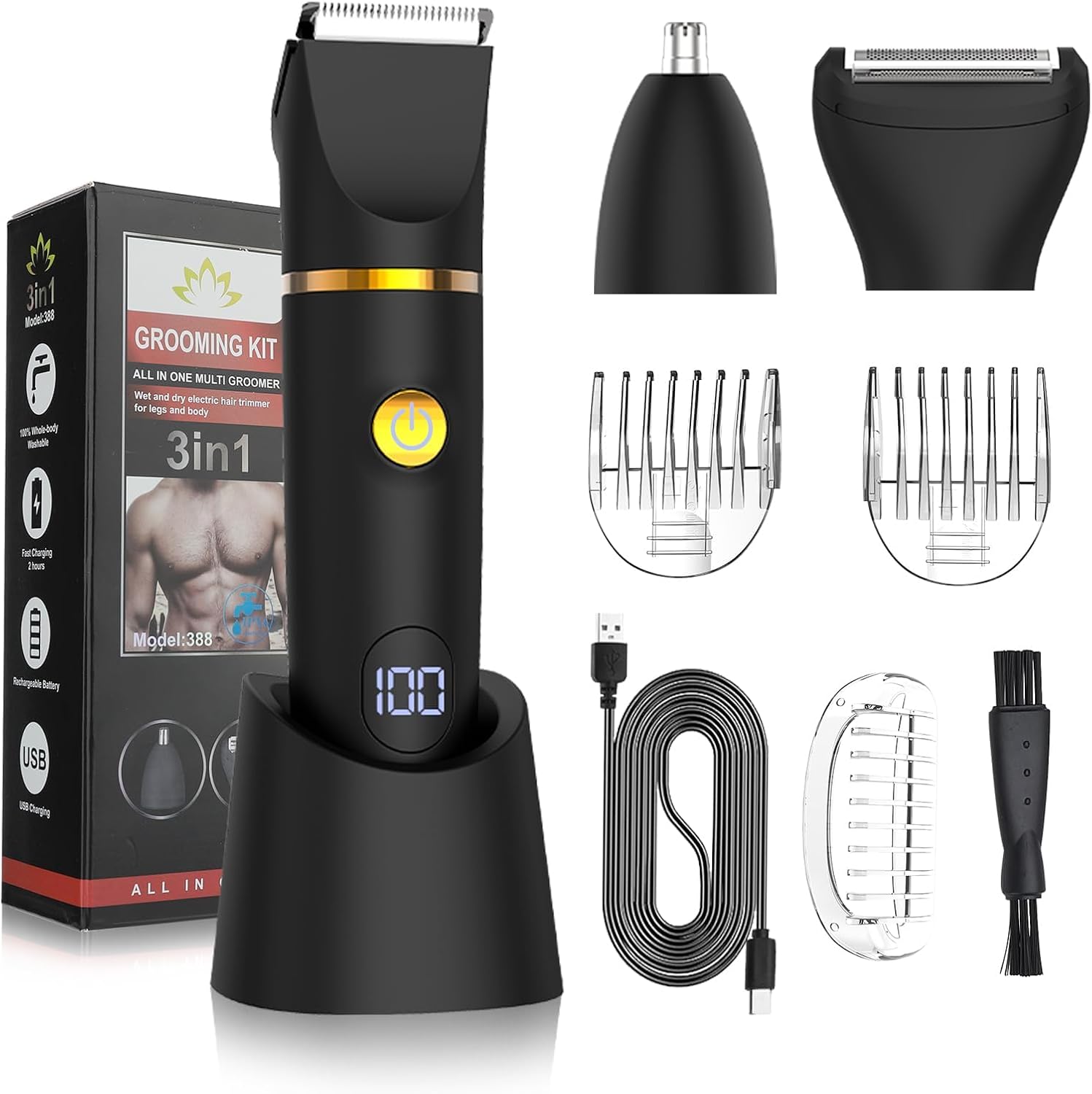 Pemangkas Bulu Tubuh untuk Pri - Men'S Grooming Hair And Body Wash ulasan dan harga