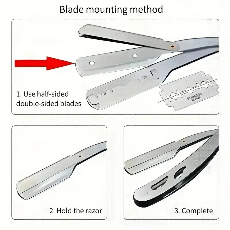 Pisau Penghilang Rambut Pisau  - Straight Razor Safety ulasan dan harga