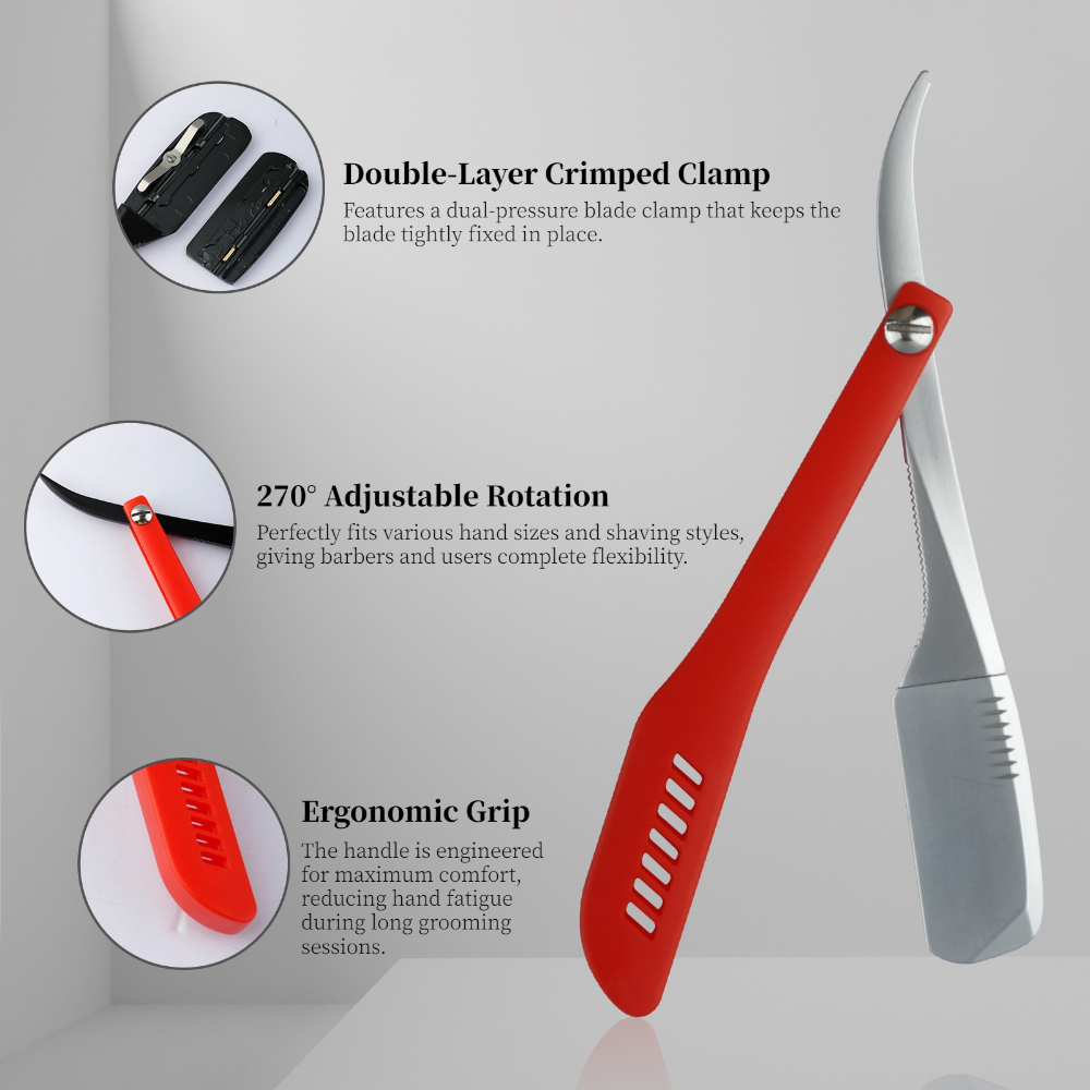 Tipe Baru Paduan Seng Tukang C - Straight Razor Safety ulasan dan harga