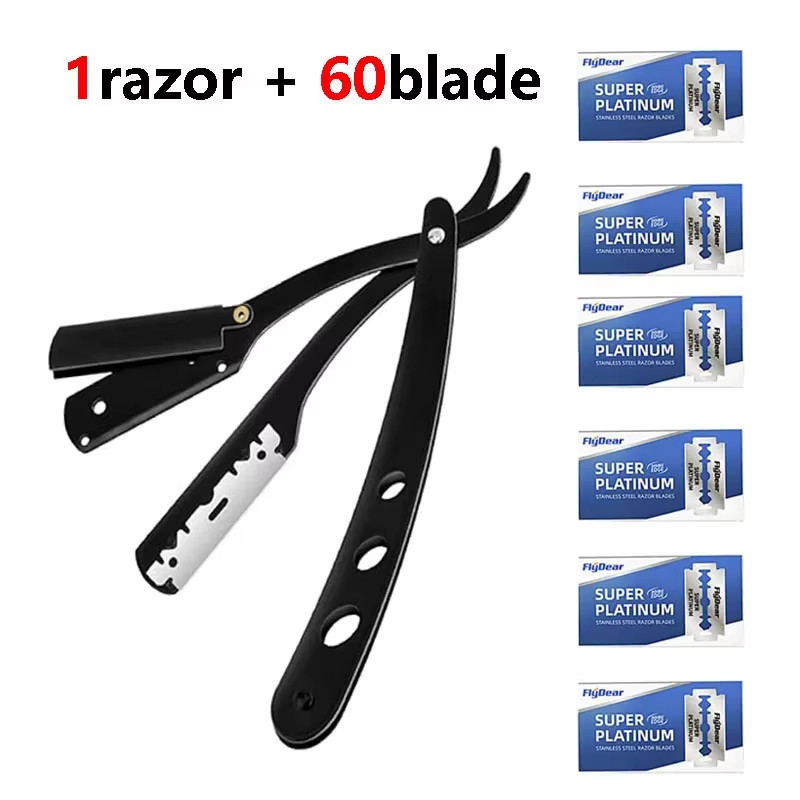 Pisau Cukur Tajam untuk Barber - Straight Razor Safety ulasan dan harga