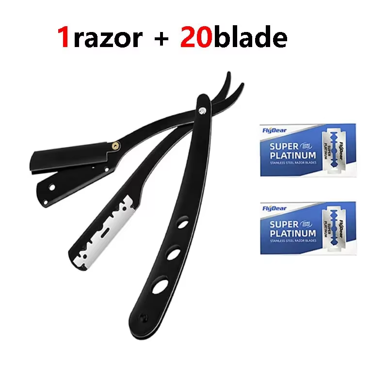 Pisau Cukur Tajam untuk Barber - Straight Razor Safety ulasan dan harga