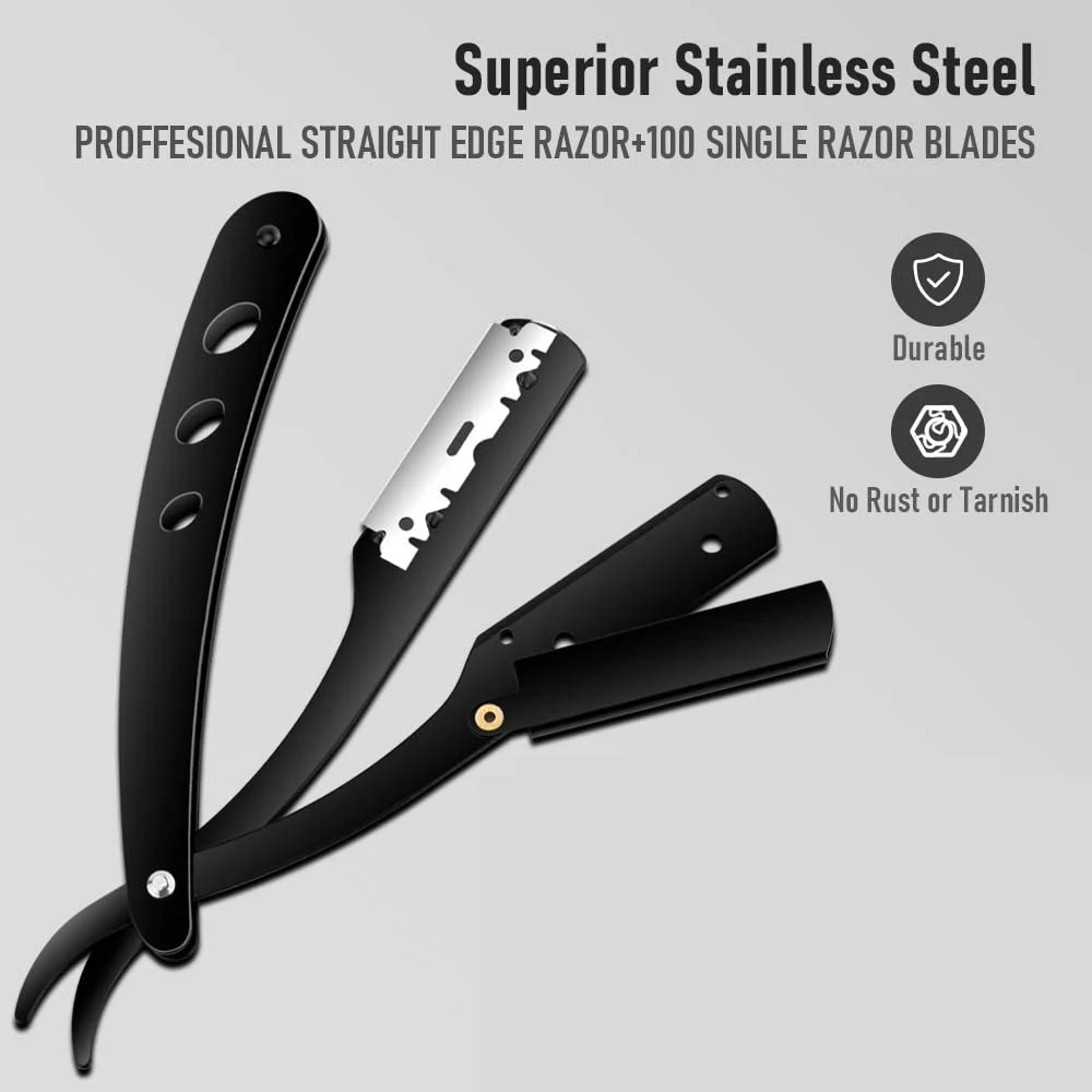 Pisau Cukur Tajam untuk Barber - Straight Razor Safety ulasan dan harga