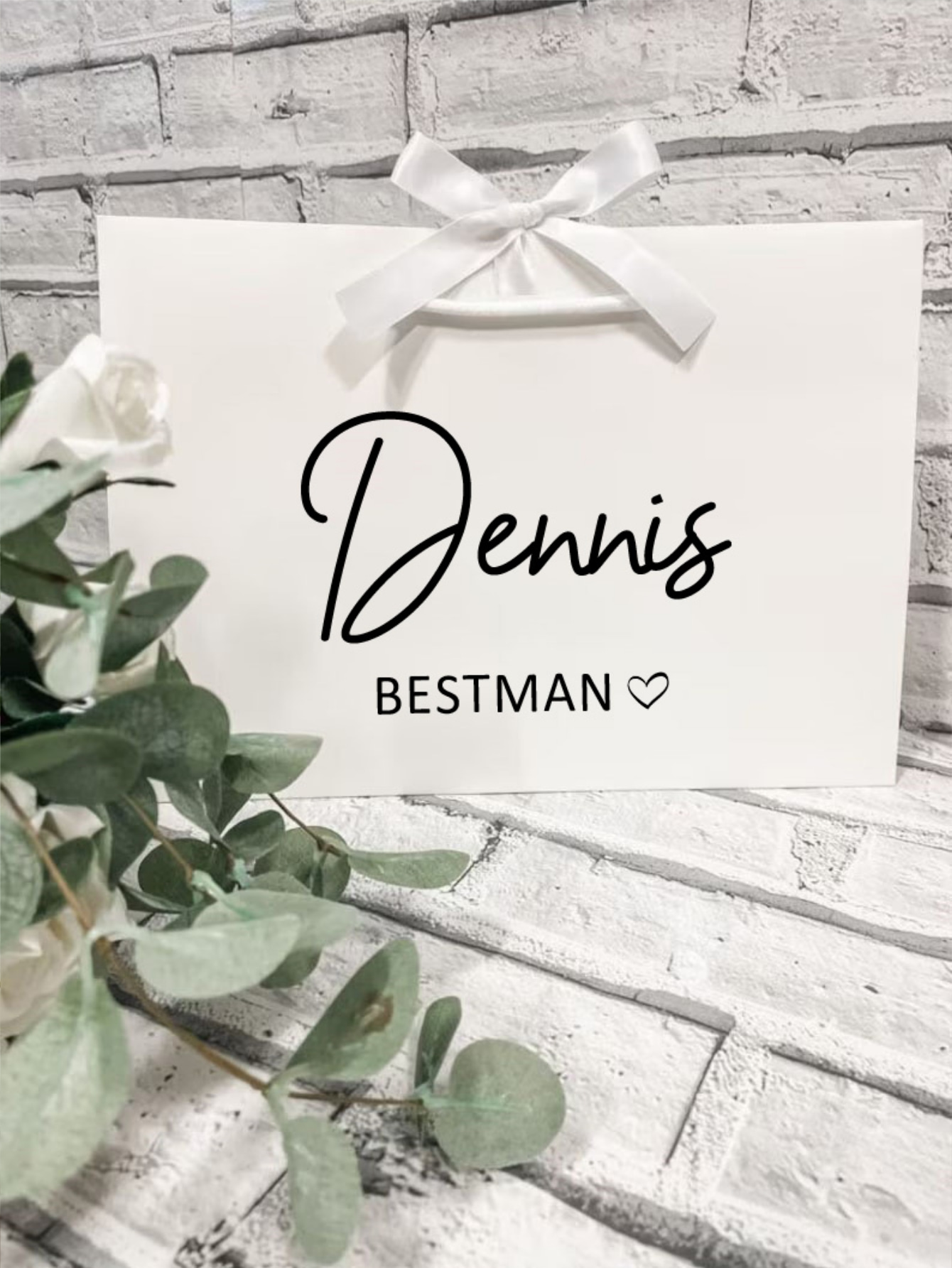 1pc Tas Hadiah Kustom Pernikah - Men'S Groom ulasan dan harga