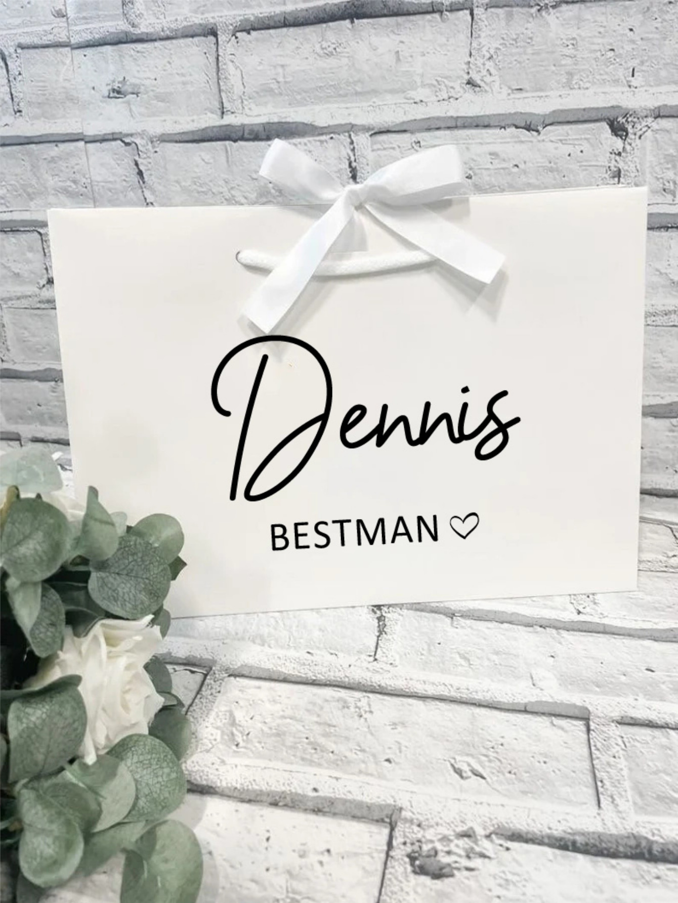 1pc Tas Hadiah Kustom Pernikah - Men'S Groom ulasan dan harga