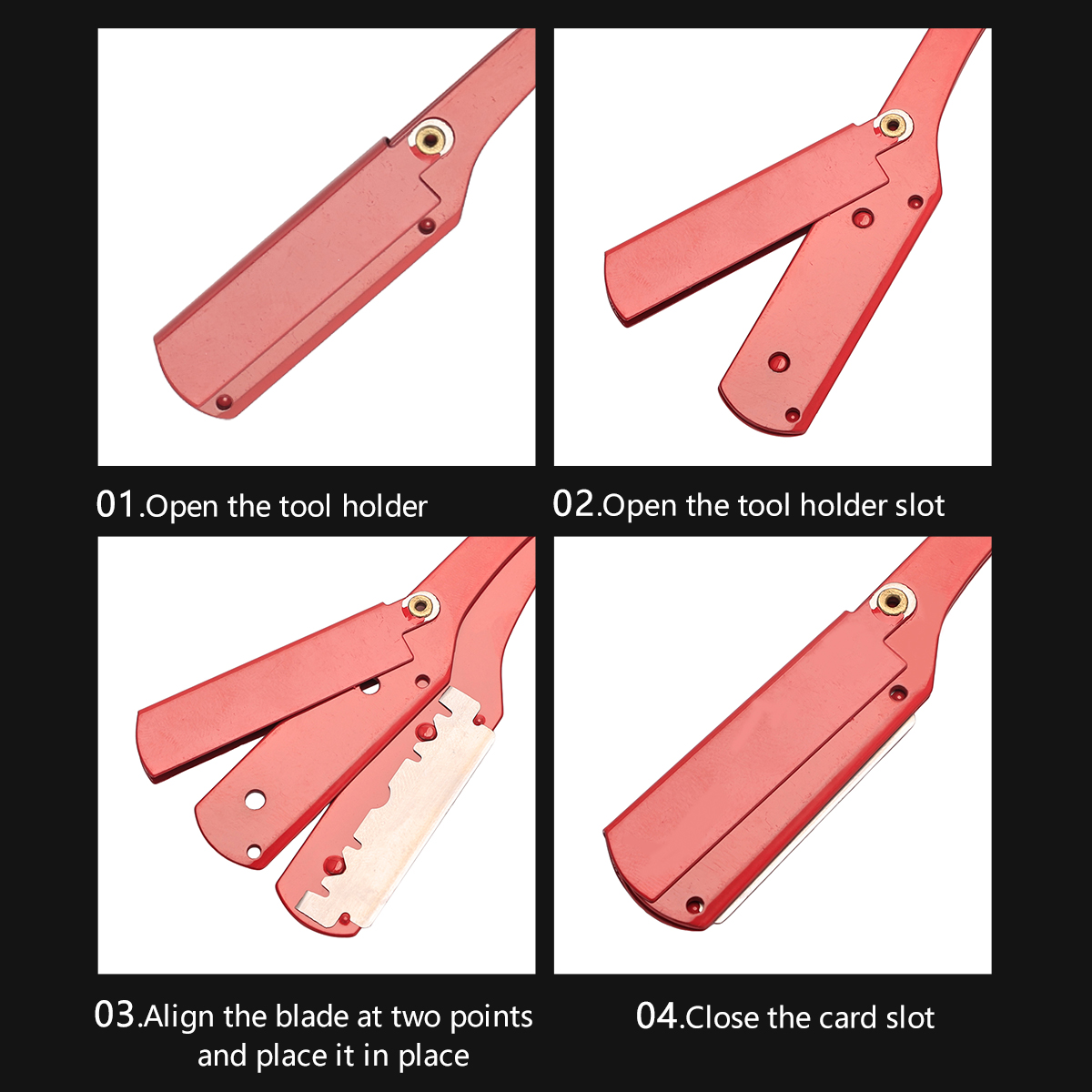 Alat cukur Salon, pisau cukur  - Straight Razor Safety ulasan dan harga
