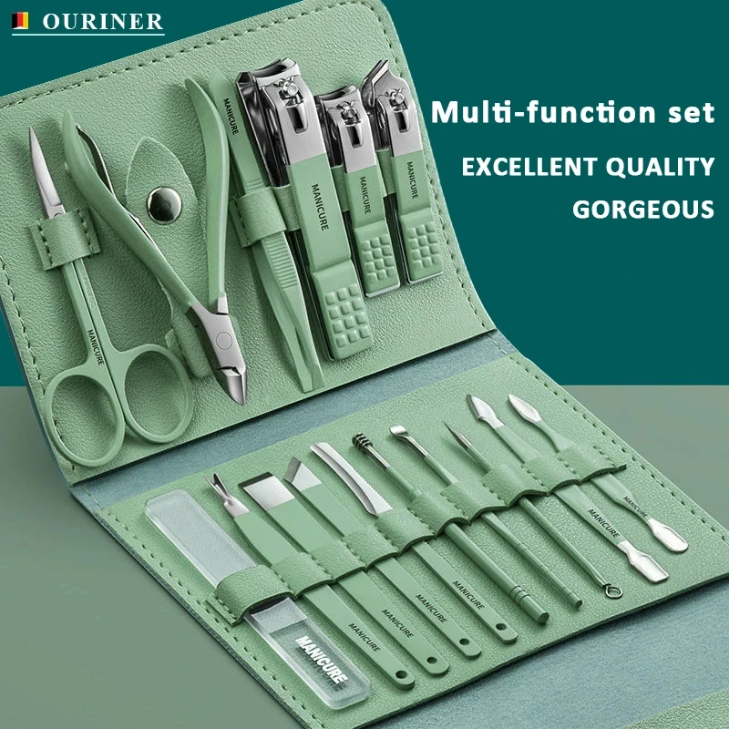Set Manikur Pedikur Profesiona - Mens Grooming Kit Case ulasan dan harga
