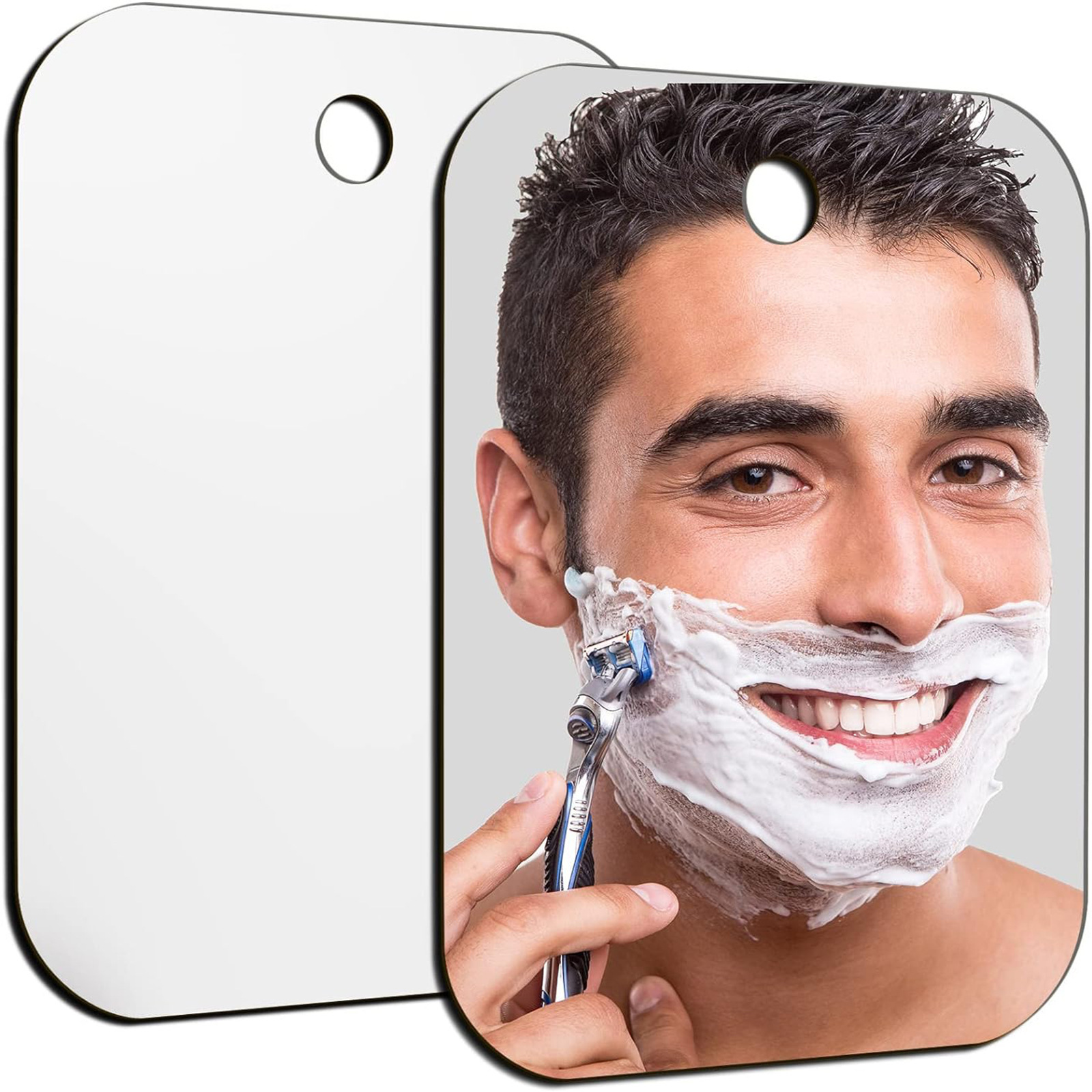 1PCS Cermin Mandi Akrilik deng - Men'S Grooming Mirror ulasan dan harga
