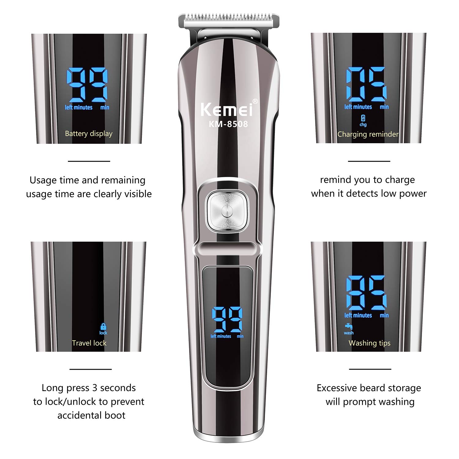 Kemei Alat Pemotong Rambut dan - Men'S Grooming Hair And Body Wash ulasan dan harga